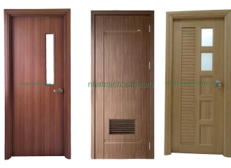 Cửa Phòng Tắm Nhựa Giả Gỗ – Sự Lựa Chọn Thẩm Mỹ, Bền Bỉ Với Ẩm Nước