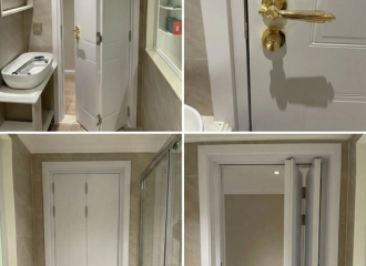 Cửa Nhựa Composite Gập 2 Cánh: Giải Pháp "Cứu Tinh" Cho Nhà Vệ Sinh Diện Tích Nhỏ