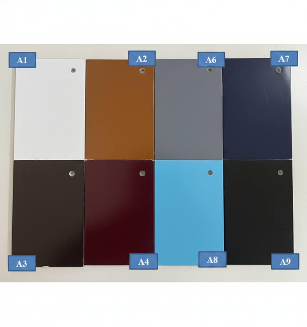 bảng màu sơn cửa nhựa sungyu