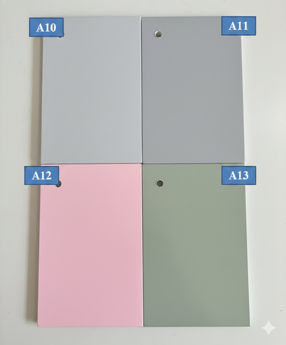 bảng màu sơn cửa nhựa sungyu 2