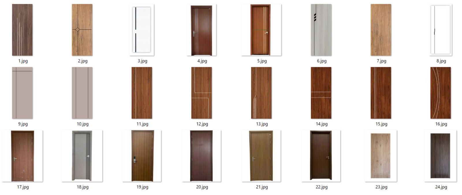 1 số mẫu cửa nhựa composite giá rẻ chất lượng