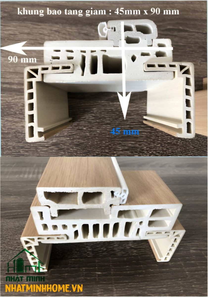 cấu tạo khung bao cửa nhựa composite an gia phát