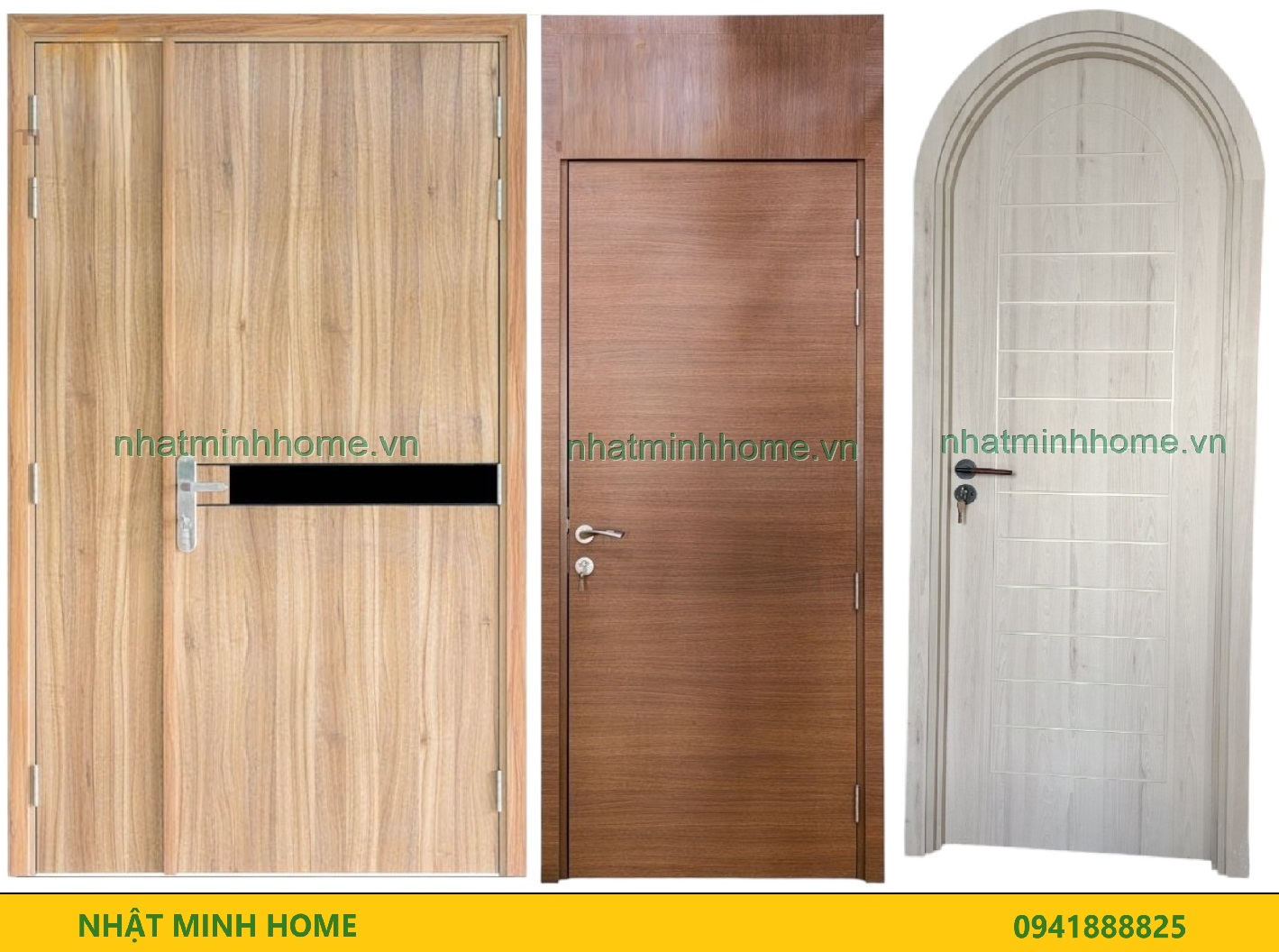 cửa gỗ mdf an cường đa dạng với các mẫu mã và kích thước