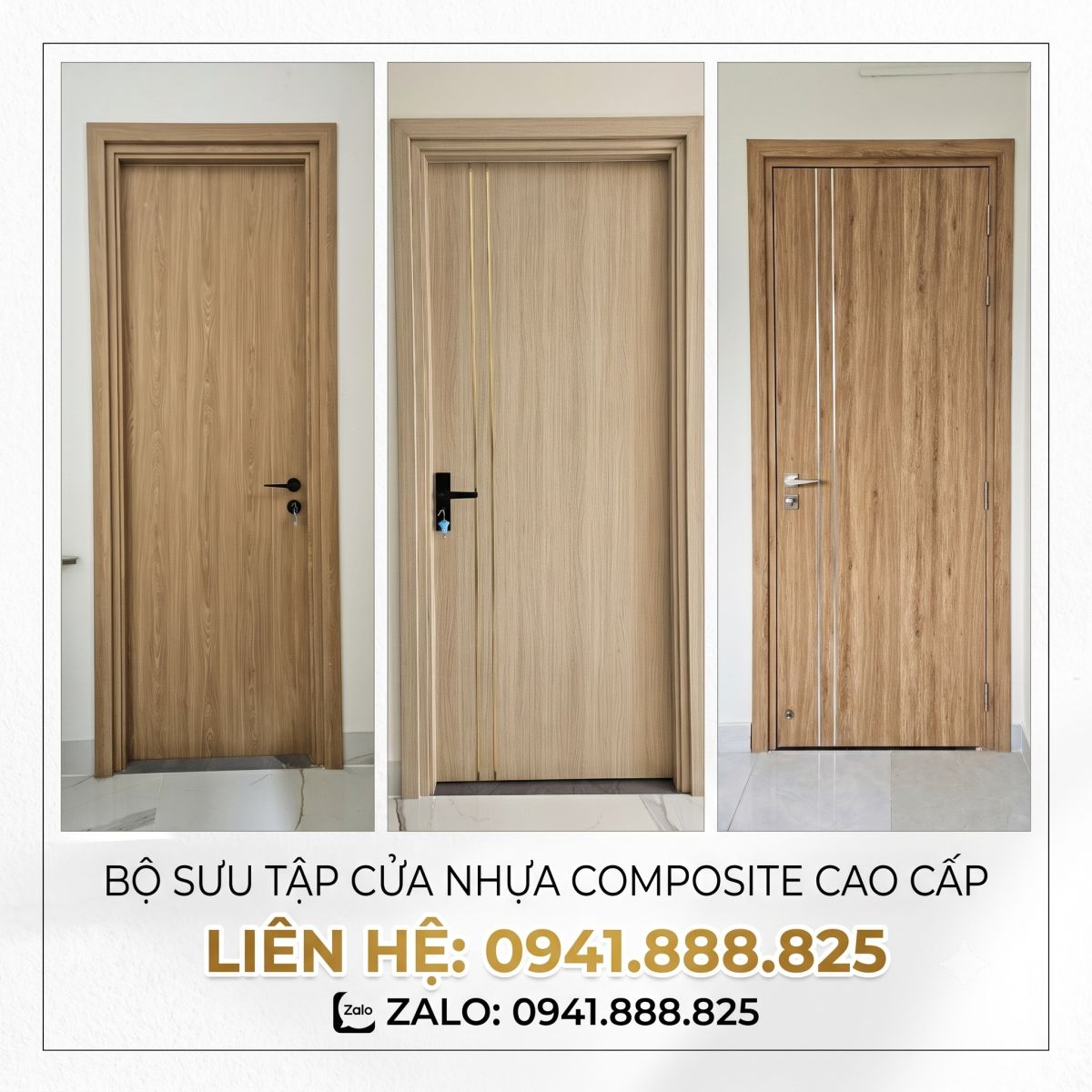 cửa phòng ngủ nhựa composite an gia phát giá rẻ