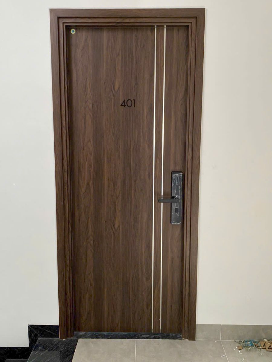 cửa nhựa composite agp màu B14 óc chó