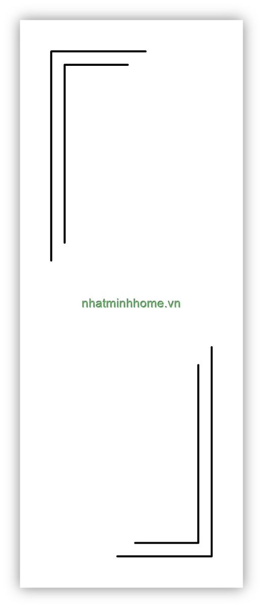 Cửa Nhựa Gỗ Composite Koss Giá Rẻ Mã K1310