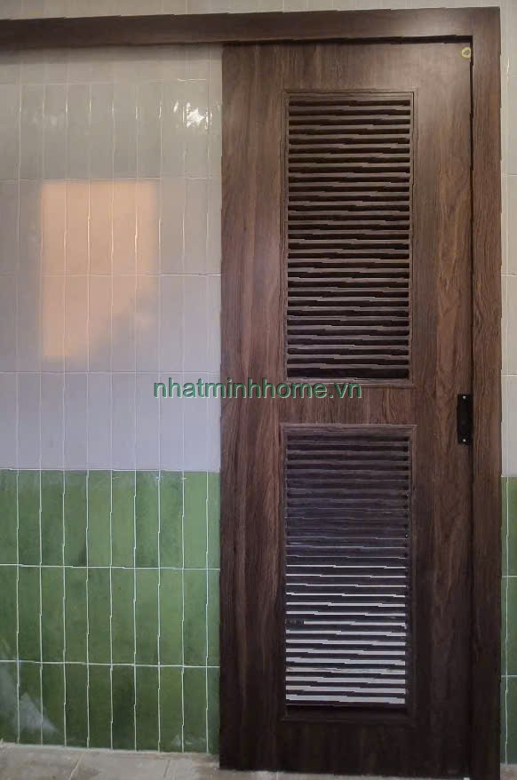 cửa lùa nhưa, trượt có lá sách thông gió