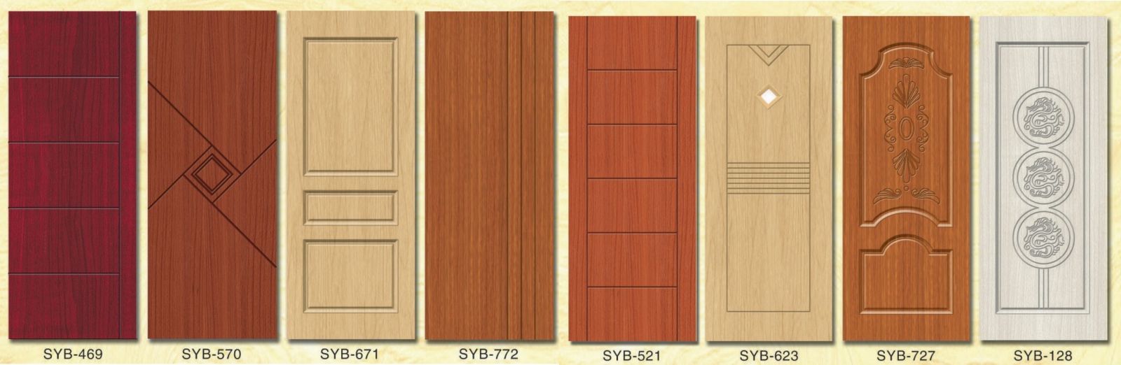 mẫu cửa phòng ngủ nhựa gỗ composite