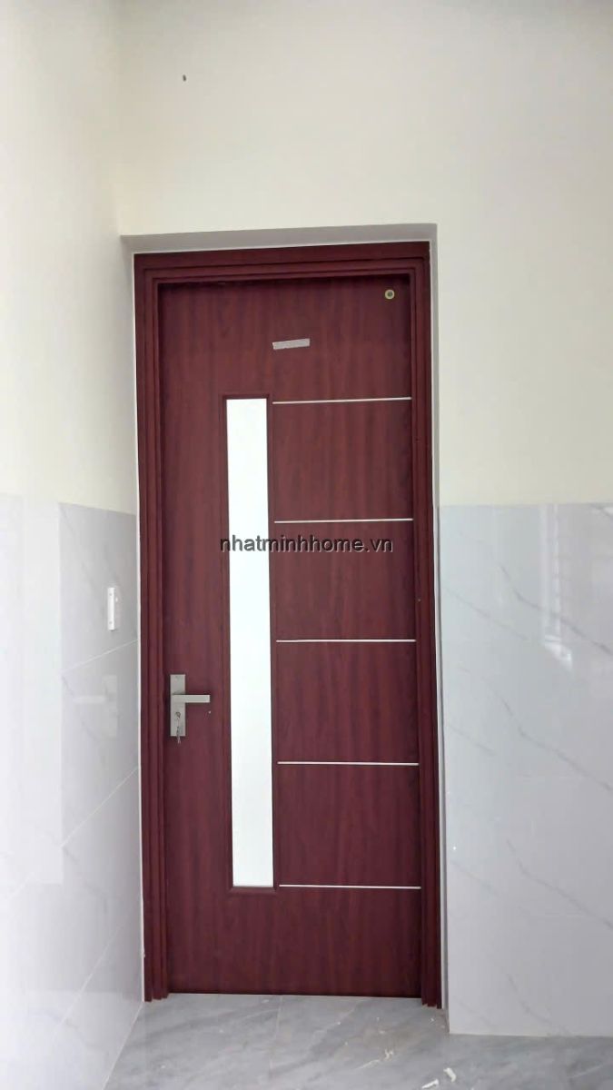 mẫu phòng ngủ có gắn kính mờ tạo điểm nhấn