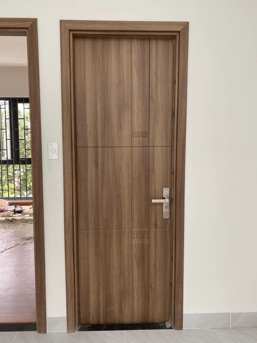 Mẫu cửa nhựa giả gỗ ABS Hàn Quốc đẹp cho phòng ngủ
