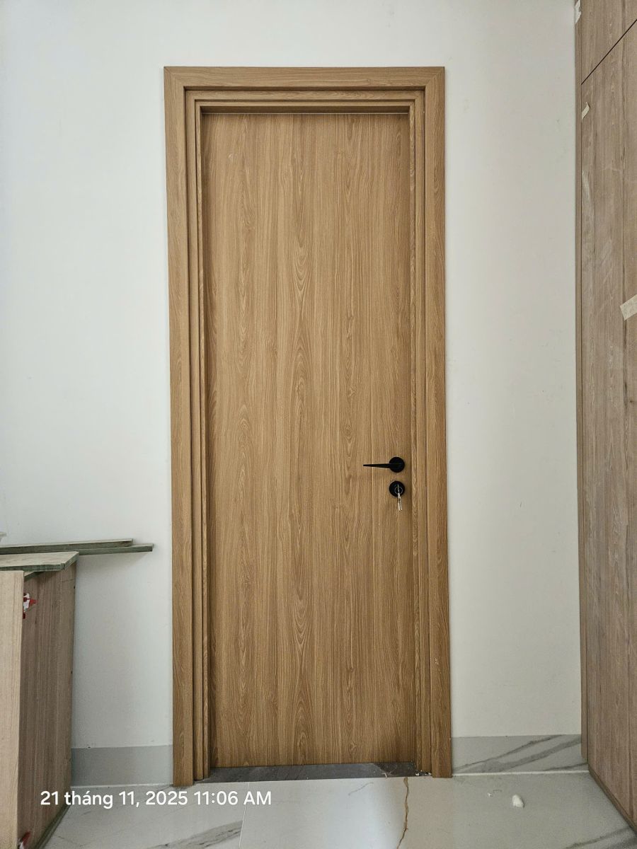 cửa toilet nhựa composite AGP cánh phẳng màu B6