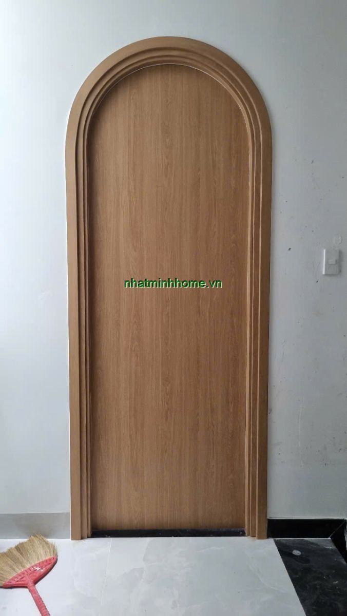 cửa vòm nhựa gỗ composite sungyu