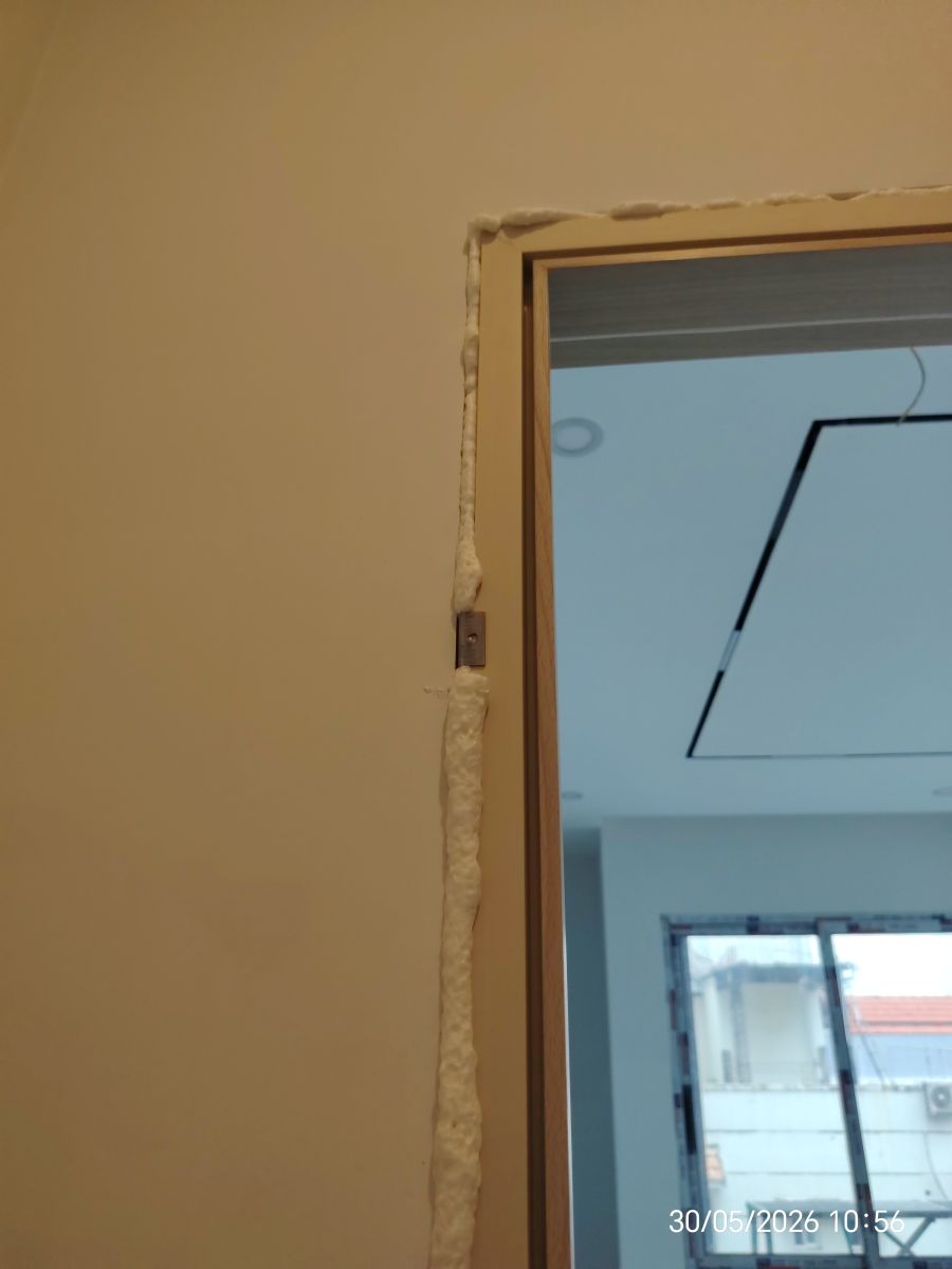 khung cửa nhựa composite được lắp đặt đúng kĩ thuật