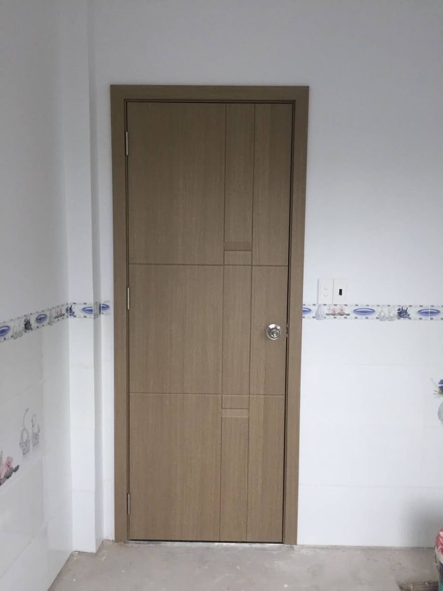 korean plastic bedroom door installation in District 2