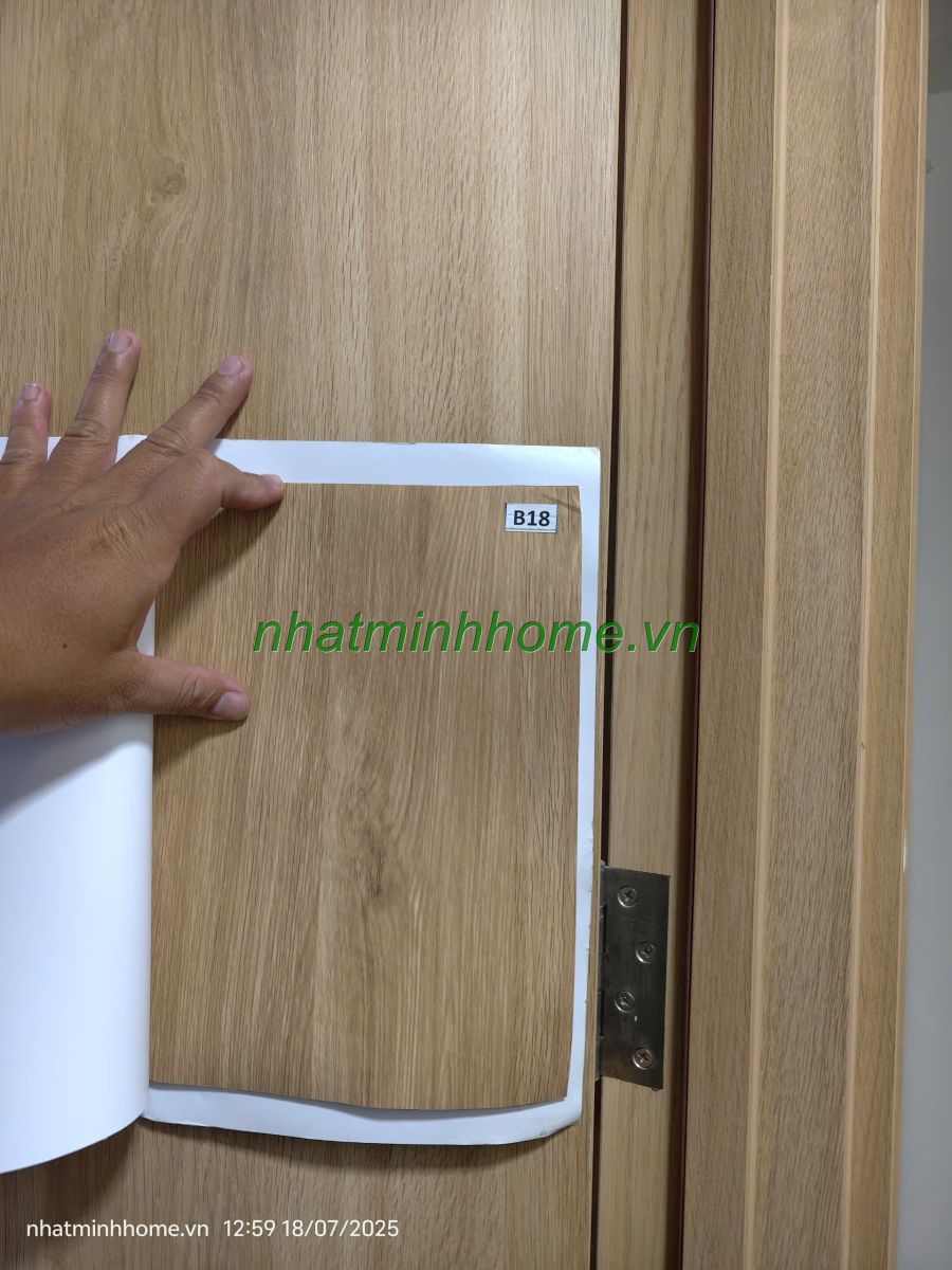 so màu thực tế tại công trình