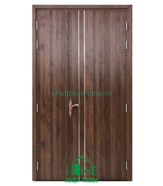Cửa Gỗ MDF Laminate 2 Cánh An Cường Giá Rẻ NM04