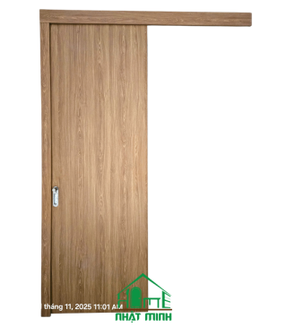 Cửa Lùa Nhựa Gỗ Composite Cánh Phẳng - Mã L1C.B6 AGP