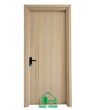 Cửa Nhựa Composite AGP – Mã Màu B1 (Chạy Chỉ Nhôm Vàng)