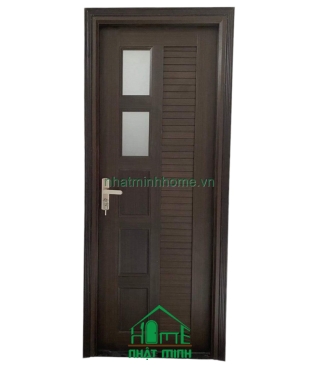 Cửa Nhựa Đài Loan Ghép Thanh Giả Gỗ Giá Rẻ NM104