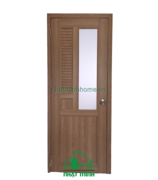 Cửa Nhựa Đài Loan Ghép Thanh Giả Gỗ Giá Rẻ NM96