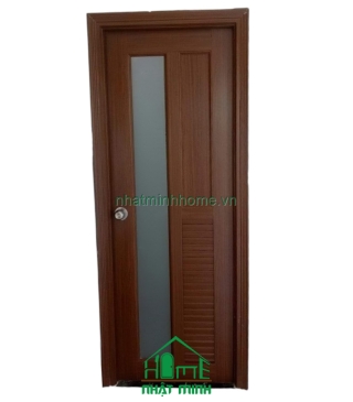 Cửa Nhựa Đài Loan Ghép Thanh Giả Gỗ Giá Rẻ NM99