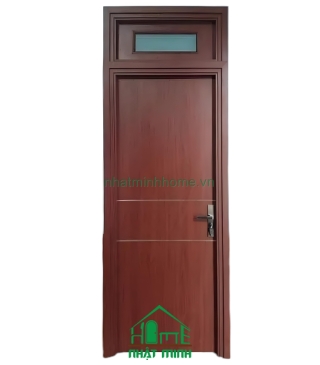 Cửa Nhựa Gỗ Composite Gắn Ô Fix Giá Rẻ NM74