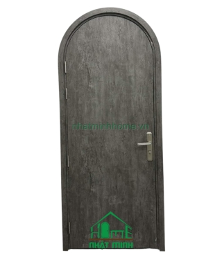 Cửa Vòm Nhựa Gỗ Composite Cánh Phẳng Giá Rẻ NM33