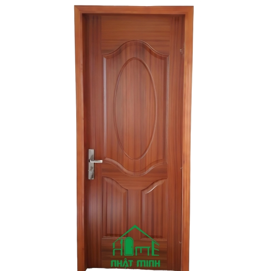 Cửa gỗ công nghiệp HDF veneer NM3A-Sapele