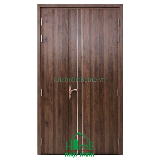 Cửa Gỗ MDF Laminate 2 Cánh An Cường Giá Rẻ NM04