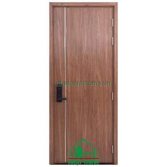 Cửa Gỗ MDF Melamine An Cường Viền 1 Sọc Chỉ Giá Rẻ NM26