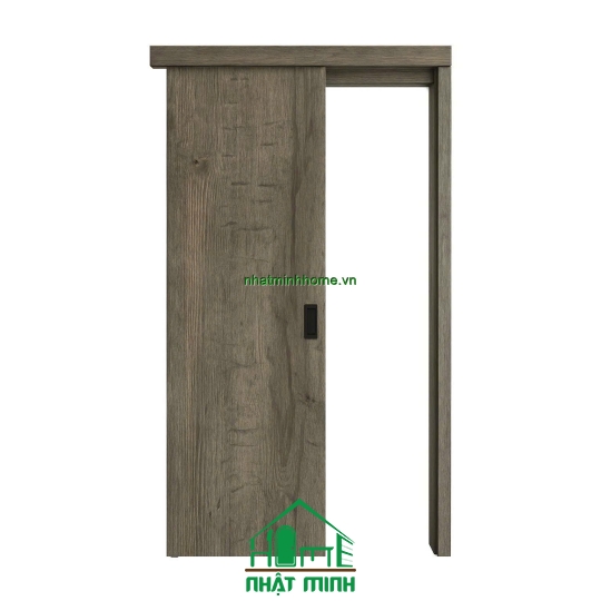 Cửa Lùa Nhựa Gỗ Composite Sungyu Màu E10 Cánh Phẳng