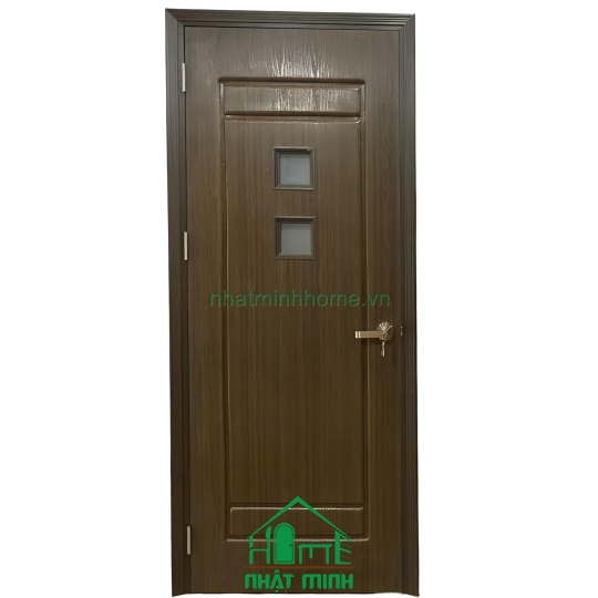 Cửa Nhựa Đài Loan Đúc Giả Gỗ NM85
