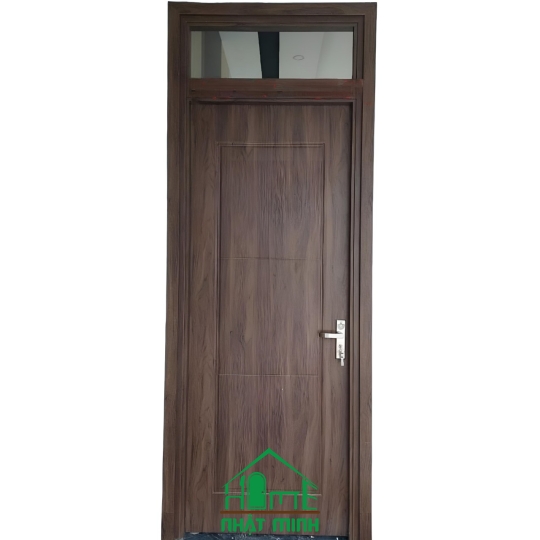Cửa vòm nhựa gỗ Composite ofix kính