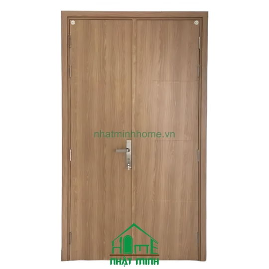 Cửa Nhựa Gỗ Composite 2 Cánh Đôi Sungyu NM175