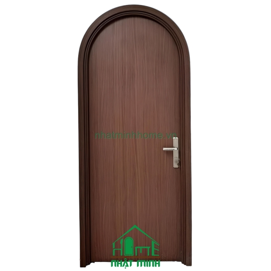 Cửa Vòm Nhựa Gỗ Composite Cánh Phẳng NM35