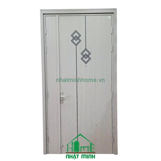 Cửa Nhựa Gỗ Composite Sungyu 2 Cánh MBC Màu B1