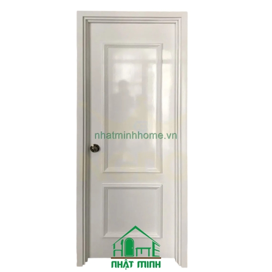 Cửa Nhựa Gỗ Composite Phào Chỉ Nổi Sơn Trắng NM117