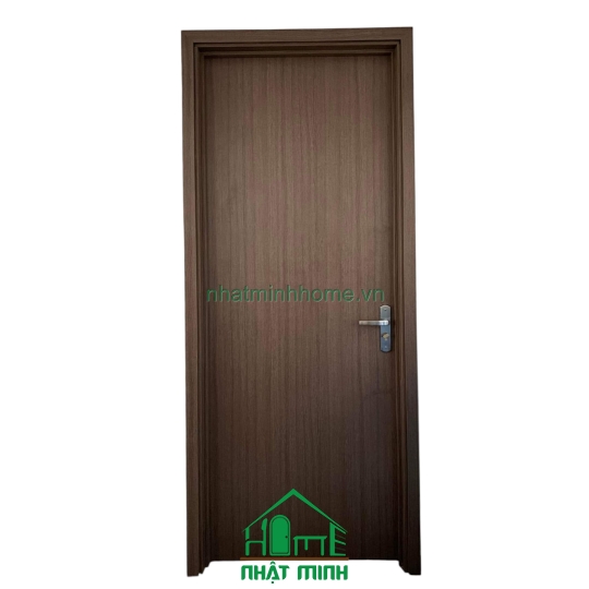 Cửa Nhựa Giả Gỗ Composite Cánh Phẳng Giá Rẻ NM123
