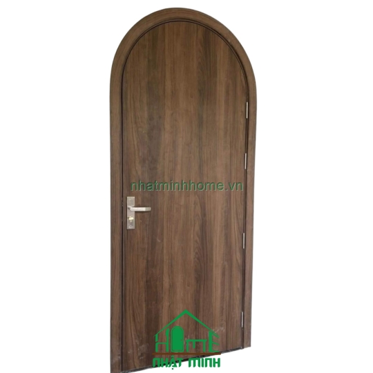 cửa vòm gỗ mdf an cường nm02