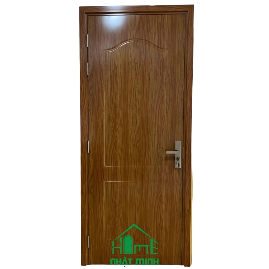 Cửa Nhưa Gỗ Composite Sơn Vân Gỗ NM01