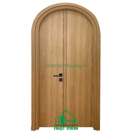Cửa Vòm Nhựa Gỗ Composite 2 Cánh Giá Rẻ NM61