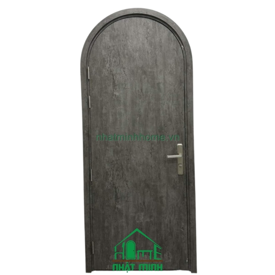 Cửa Vòm Nhựa Gỗ Composite Cánh Phẳng Giá Rẻ NM33