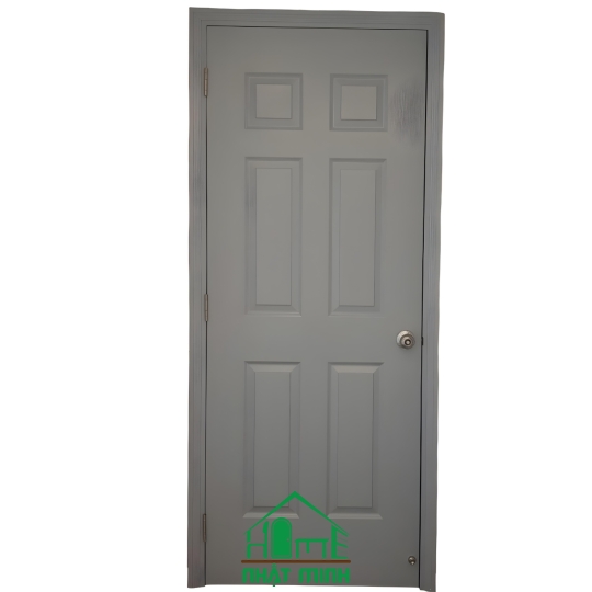 Cửa gỗ công nghiệp HDF Sơn Xám NM6A